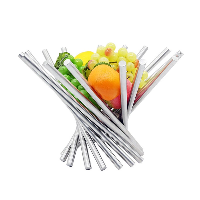 Unigift Creative Stainless Steel Rotation Fruit Bowl/Fruit Basket/Fruit Stand/Fruit Holder - Image 2